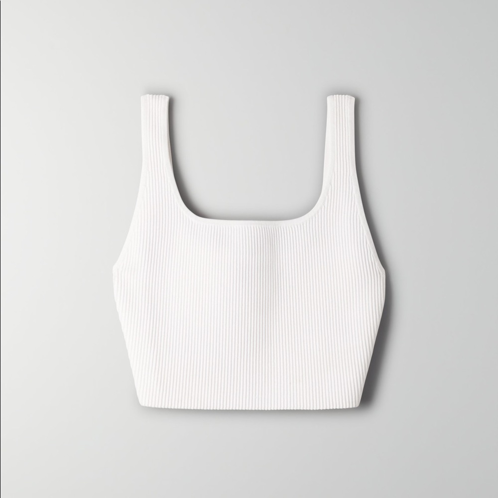 Aritzia sculpt knit tank